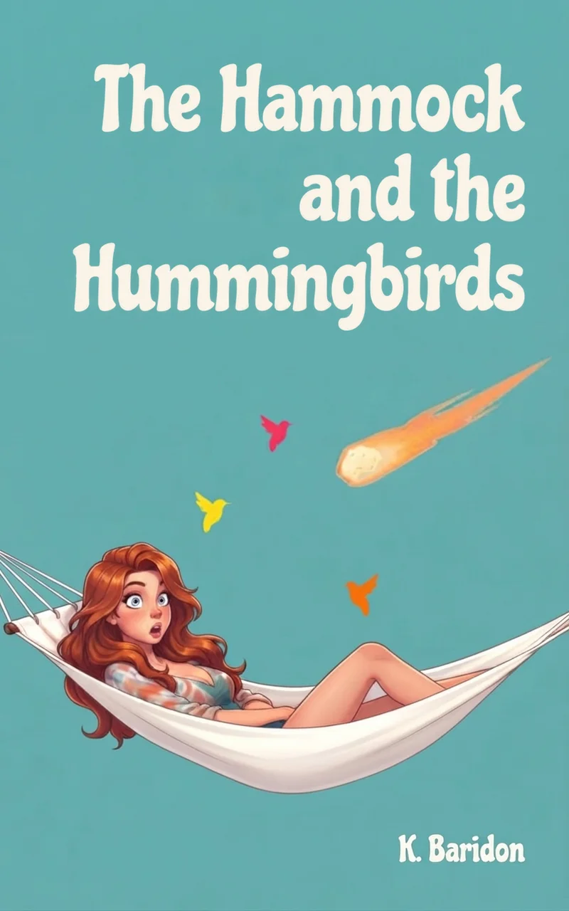 Cover of the novel The Hammock and the Hummingbirds, by Karine Baridon