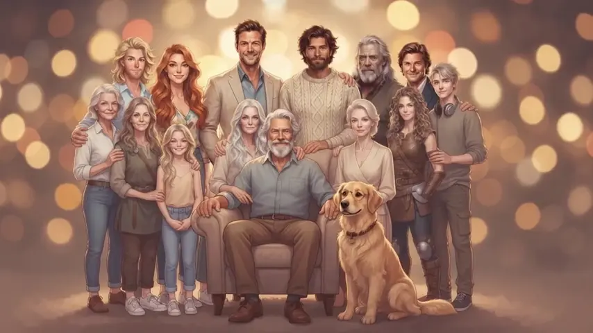 Tutti i personaggi riuniti, e Big Dog
